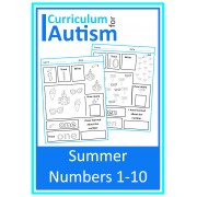 Summer Number Recognition Worksheets